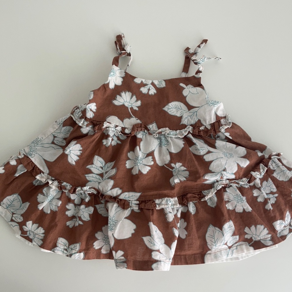 Baby Bgosh floral ruffle dress